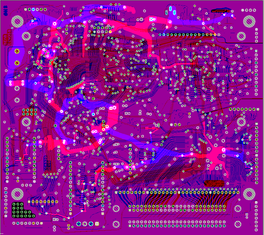 由PCB轉(zhuǎn)變的三幅油畫的圖2