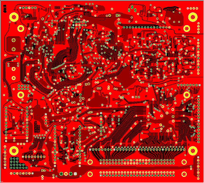 由PCB轉(zhuǎn)變的三幅油畫的圖1