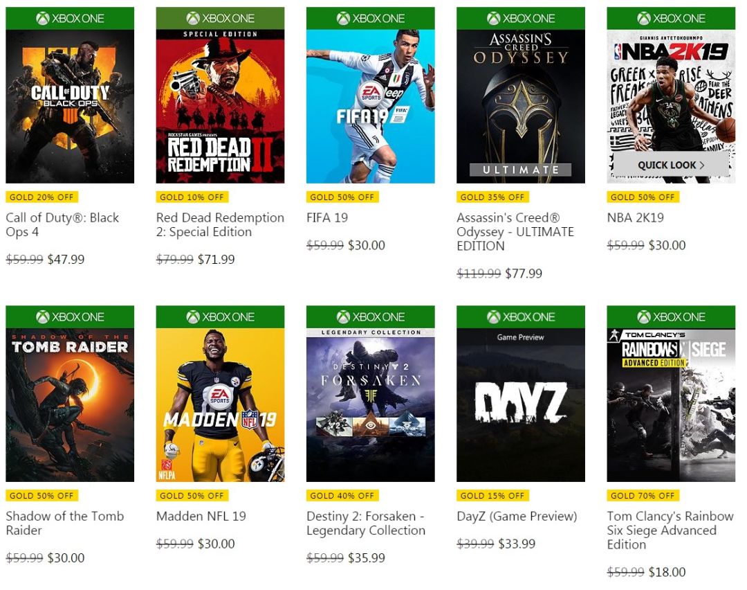 Xbox商店黑五大促：385款游戏参与特惠