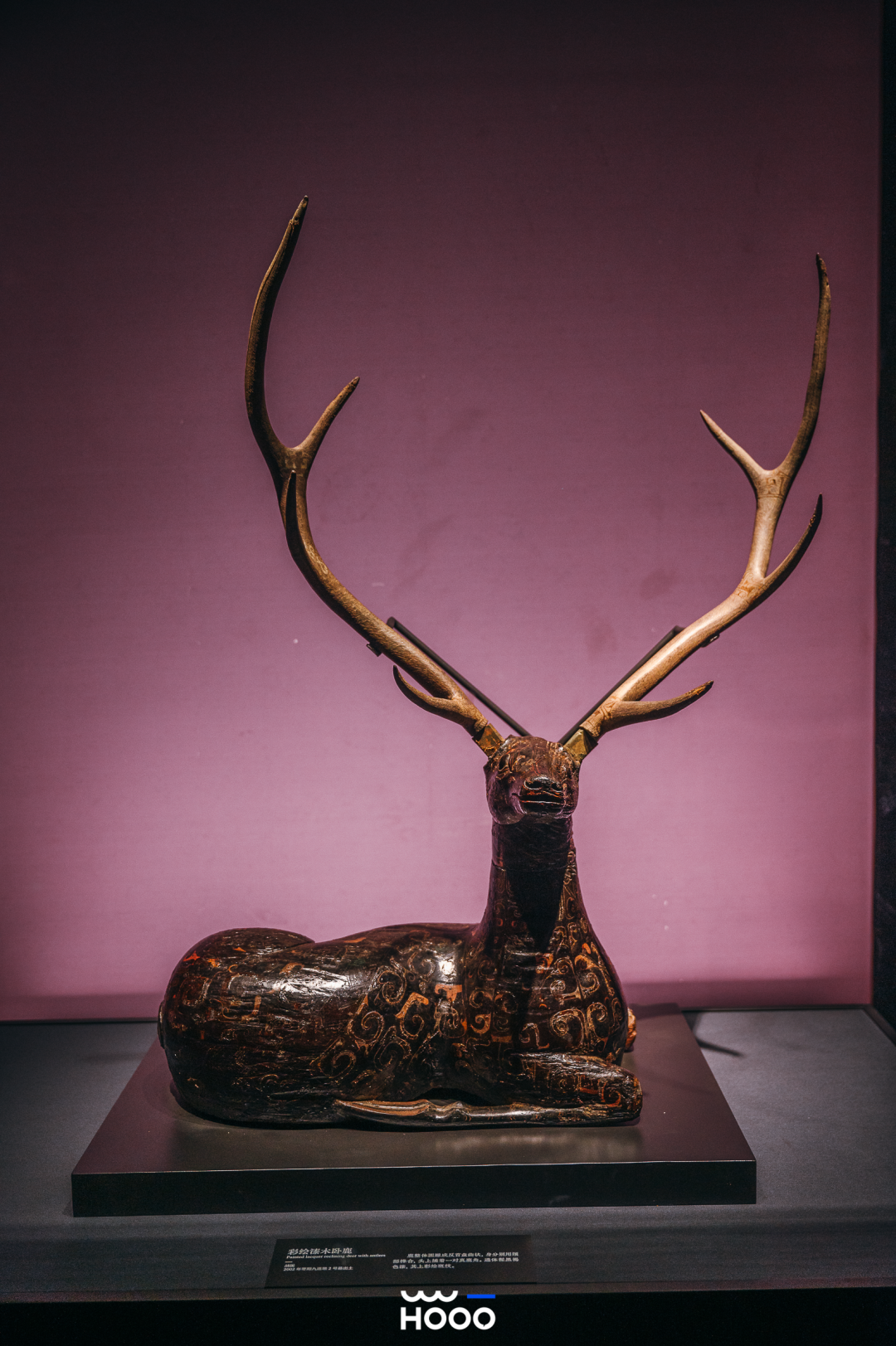 ☉漆木卧鹿 战国中晚期楚人尊凤尚赤,于是青铜器,漆木器,金银器,竹简