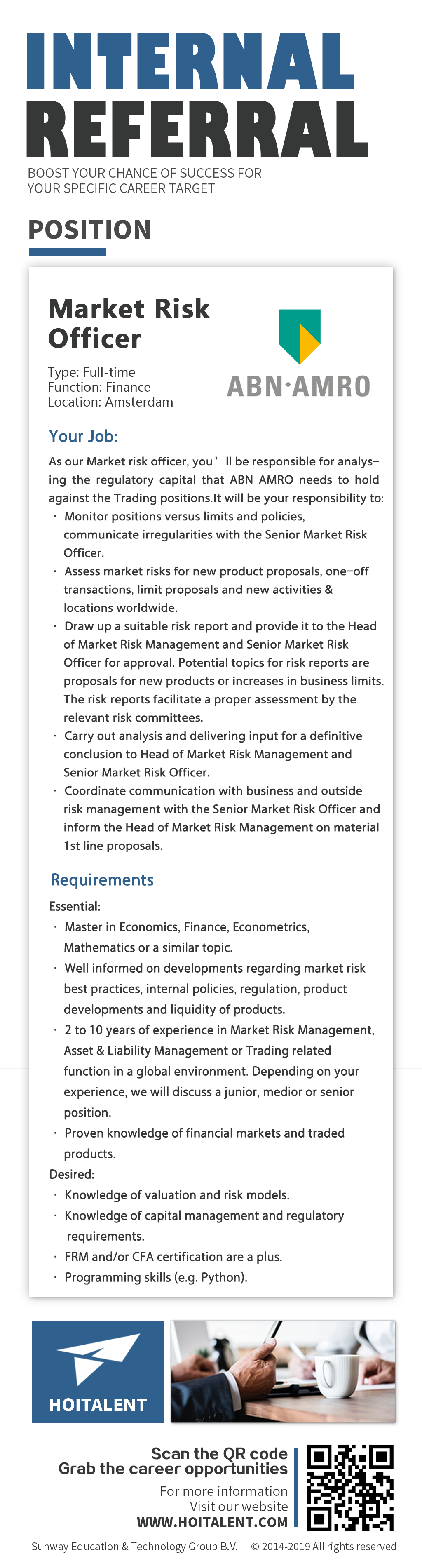 What Is A Market Risk Officer