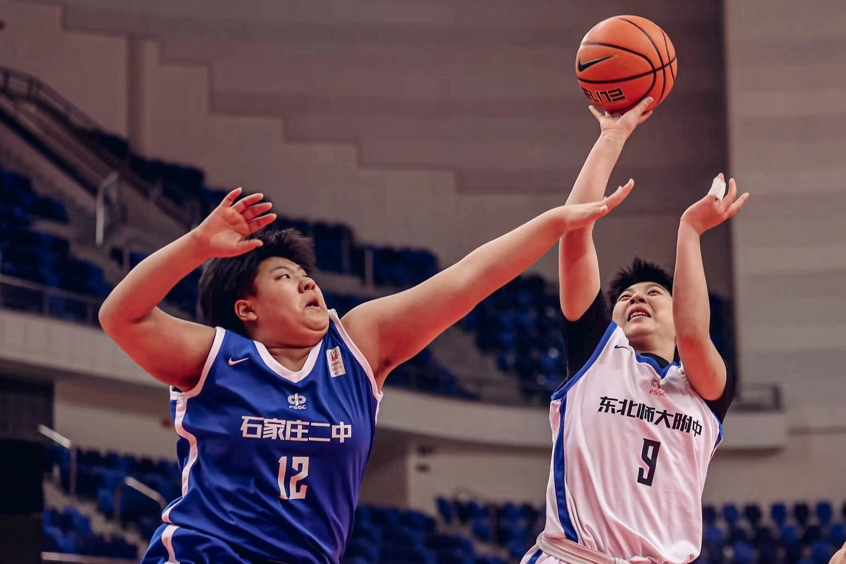 半决赛附中女篮战胜石家庄二中女篮,进入北区