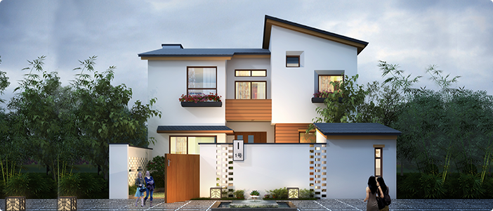 5款别墅低调有品位，建栋在家乡笑看云卷云舒