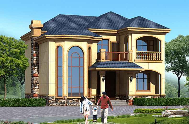 农村建房土？5款装配式轻钢别墅好看还不贵，有车库储物间，心动