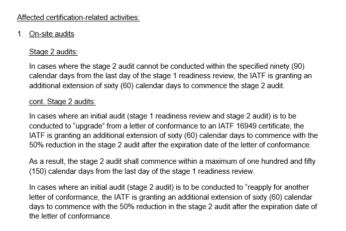所有16949认证的企业,注意了!IATF有关应对疫情的最新公告更新了! 所有16949认证的企业,注意了!IATF有关应对疫情的最新公告更新了!