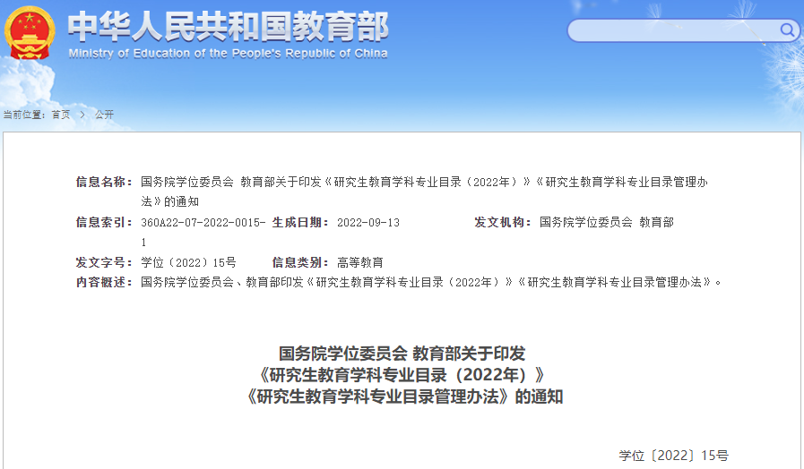 39年，增列4个门类！学科专业目录演变分析出炉