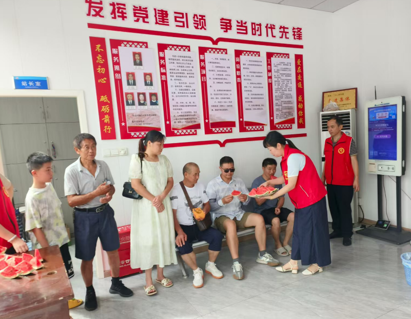 九江長運：紅色驛站送清涼 黨建引領暖人心