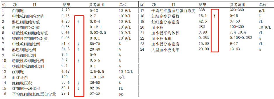 儿童白血病的早期症状和前兆血常规