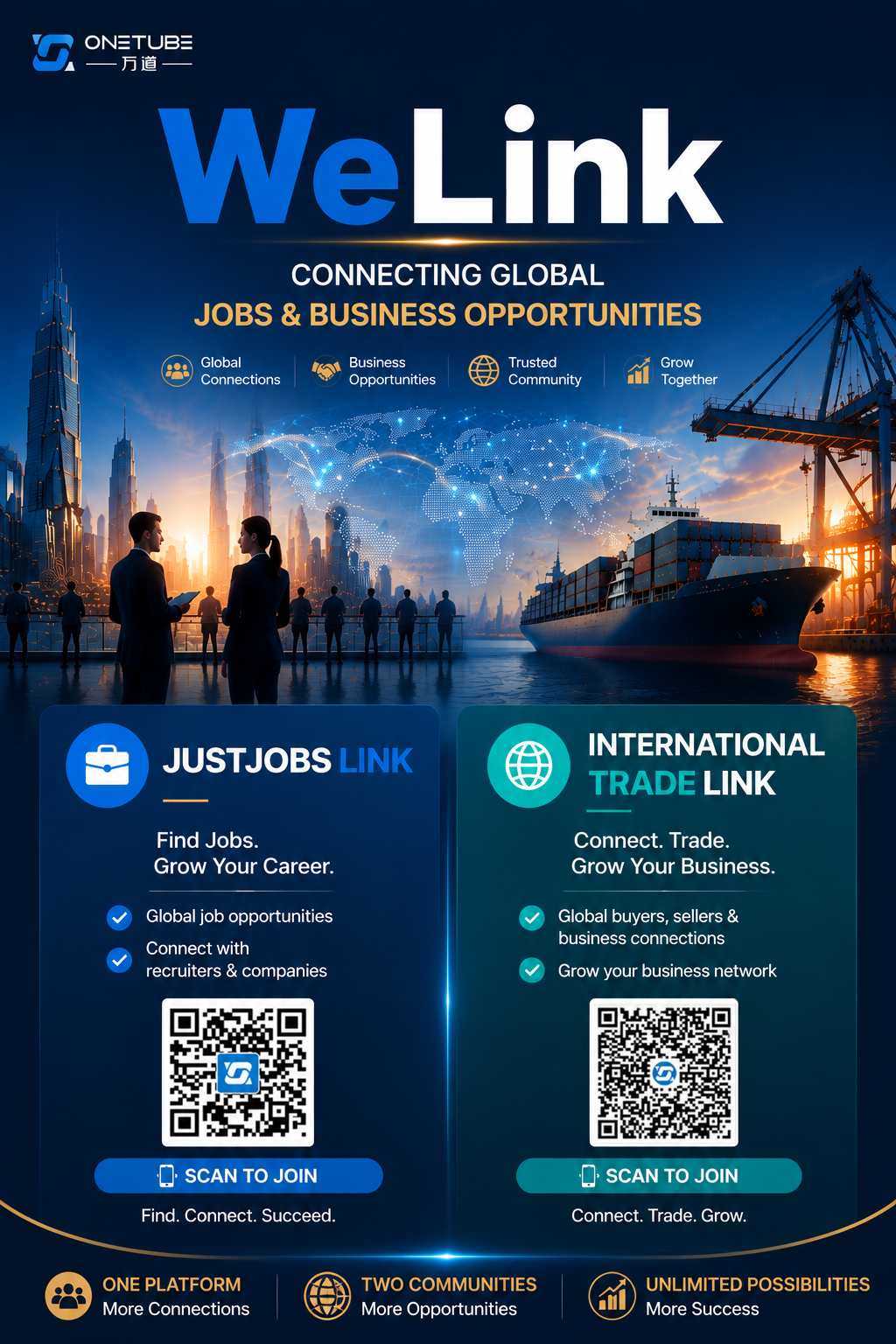 JustJobs & International Trade Link ： Expat Job & Business Communities in China