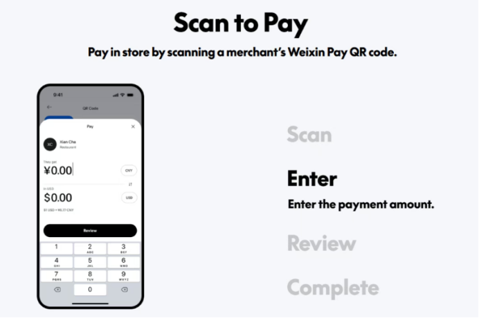 PayPal Scan WeChat Pay QR Codes China ： US Travelers Pay No Bank Account Needed