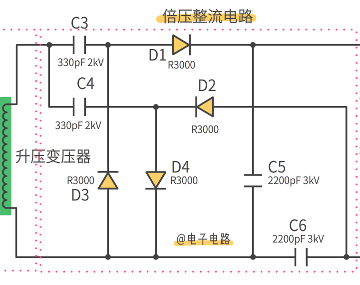 一個電蚊拍居然有這么多電路，你都學廢了嗎？的圖15