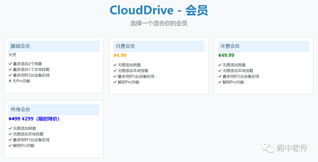 CloudDrive推出Pro版会员功能_跨云盘文件秒传复制_附最全版本下载_送Termux 安卓手机的 Linux 模拟器（网盘云盘哪个最好用）