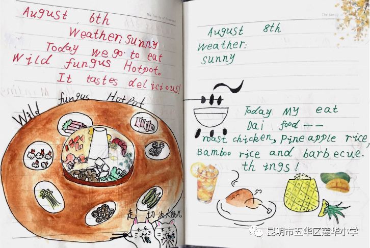 缤纷活动 带着英文看世界 英语暑期作业展 第716期 昆明市五华区莲华小学 微信公众号文章阅读 Wemp