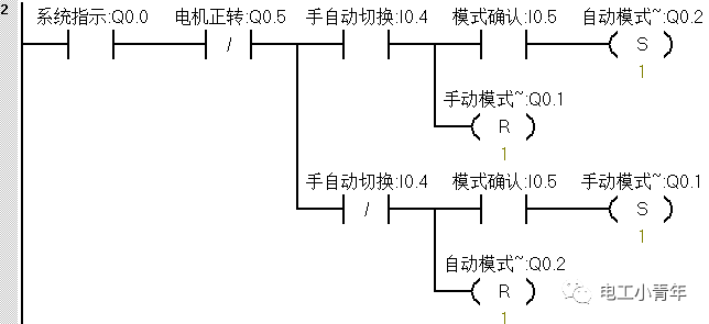 手自动切换案例——传送带操作控制！的图4