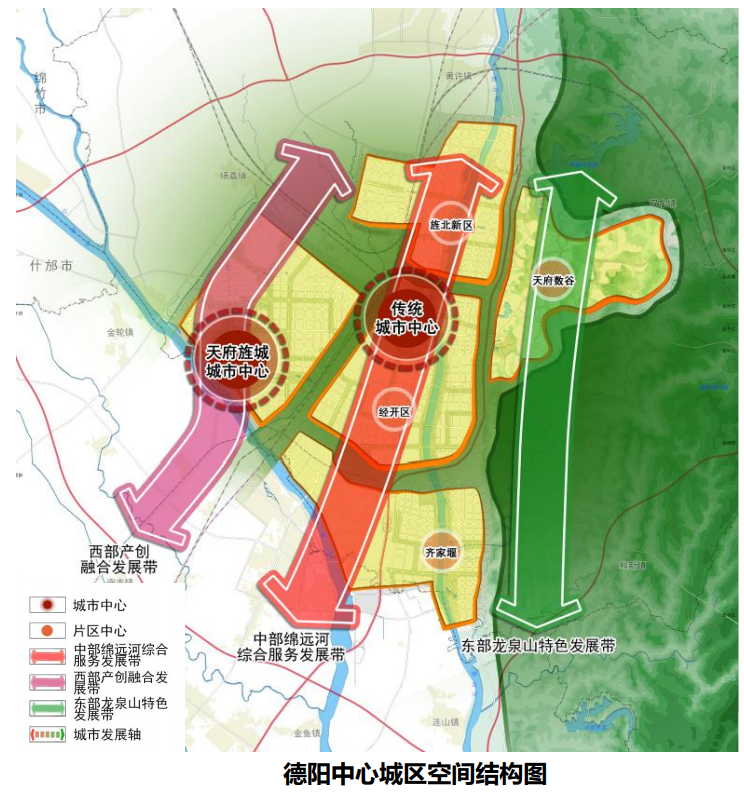 德阳2023*新城市规划!每个片区如何发展?和你我都有关!