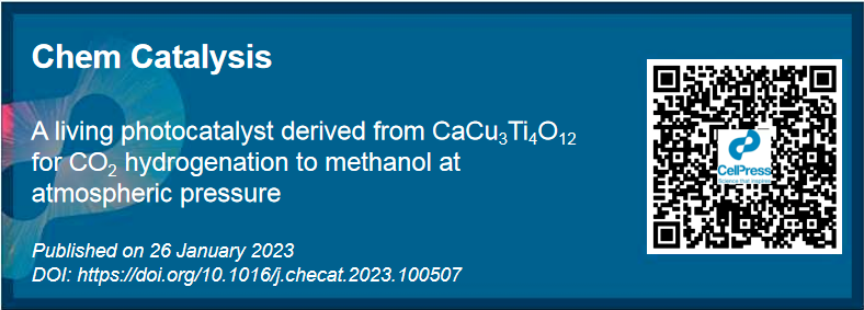贺泓/姜在勇/孙威/Geoffery Ozin Chem Catal：一种常压CO2加氢制甲醇可回收光催化剂的图2