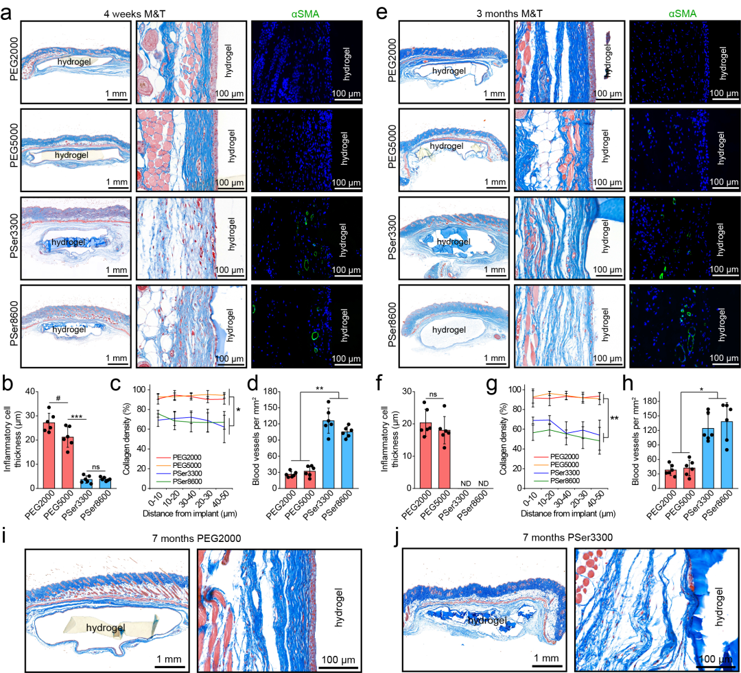 华东理工刘润辉教授课题组《Nat. Commun.》：仿生启发的新一代抗植入异物反应高分子材料的图3