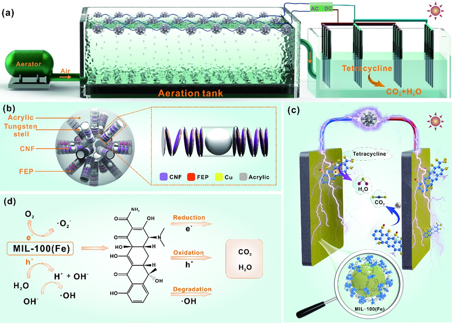廣西大學(xué)王雙飛院士團隊聶雙喜教授課題組Nano Energy：摩擦電助力抗生素廢水高效降解的圖2
