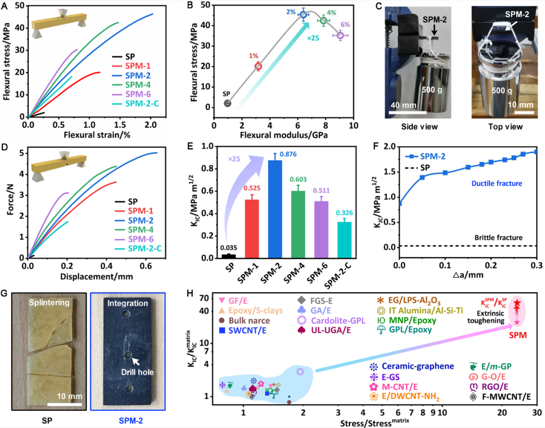 南理工傅佳骏教授、川大傅强教授/吴凯副研究员《Matter》：模仿蜻蜓翅膀的微结构，打造强而韧的可修复材料的图3