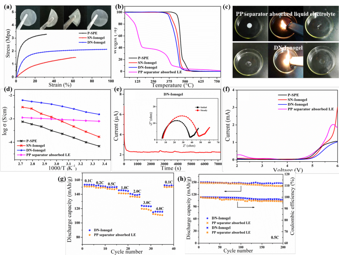湖南工大廖海洋博士等：基于双交联/网络结构的环氧基功能化聚离子液体电解质助力锂离子电池的图5