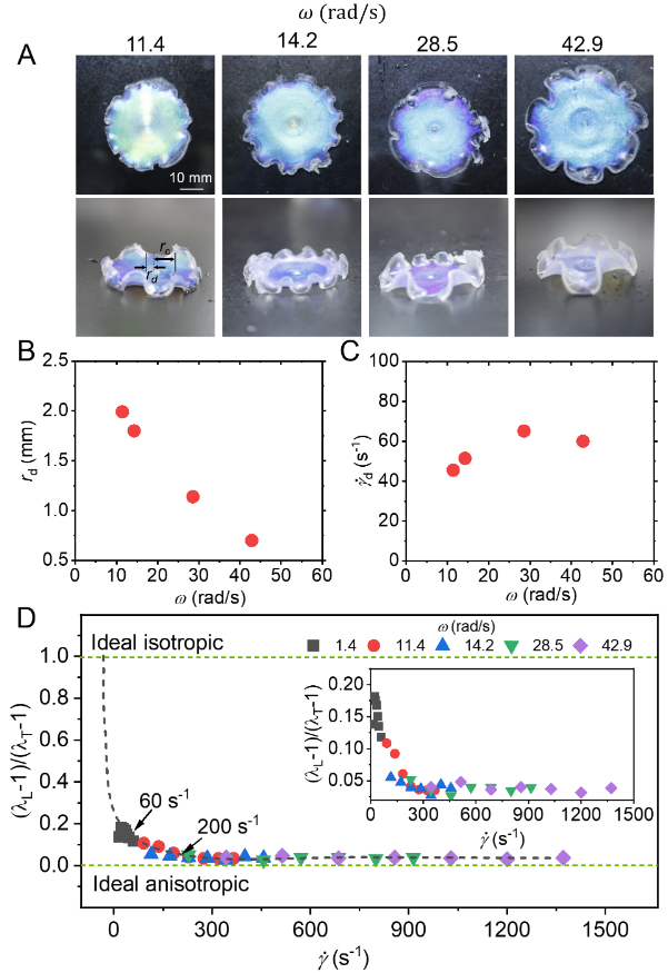 北海道大学龚剑萍教授课题组《ACS Macro Letters》封面文章：巧妙控制剪切场，轻松构筑具有超结构的水凝胶！的图3