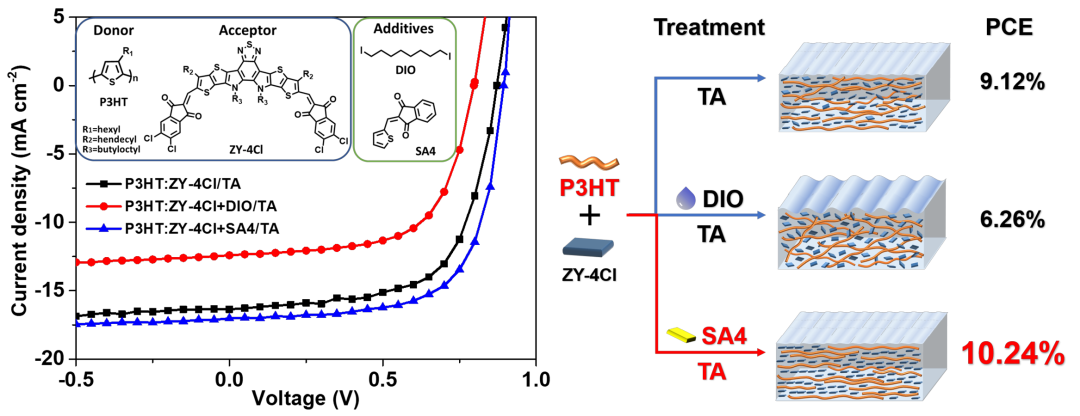 侯剑辉/张少青《ChemSusChem》：超过10%！基于P3HT有机太阳能电池的效率新纪录的图1