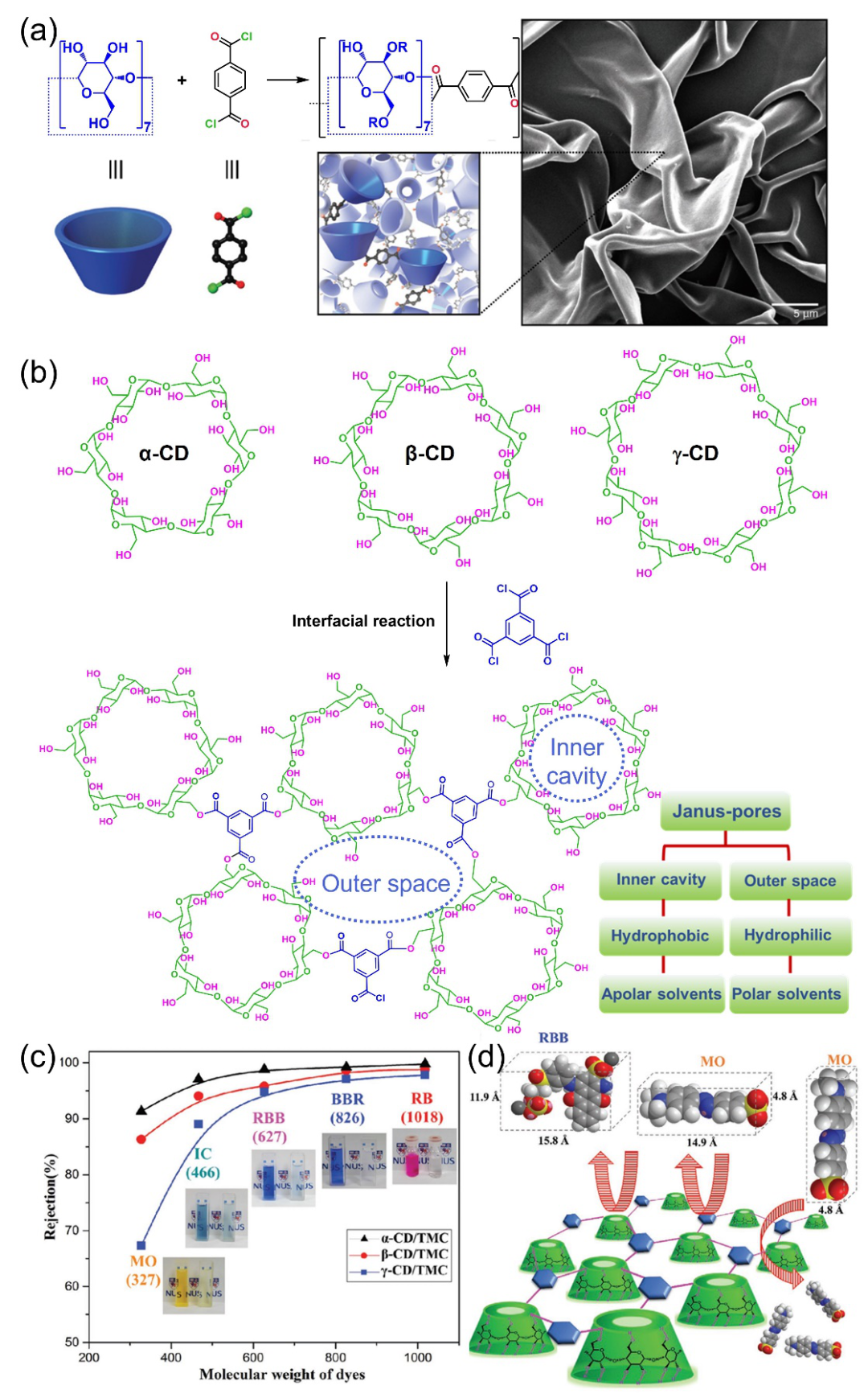 吉大杨英威教授课题组《Adv. Mater.》综述：超分子大环衍生的多孔有机聚合物在分离、传感、催化领域中的研究进展的图7