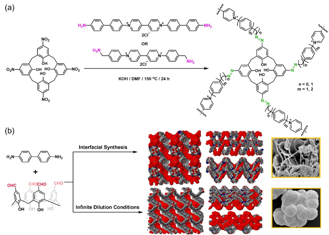 吉大杨英威教授课题组《Adv. Mater.》综述：超分子大环衍生的多孔有机聚合物在分离、传感、催化领域中的研究进展的图4