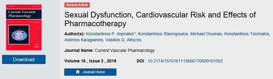 综述：性功能障碍，心血管风险，与药物治疗的影响