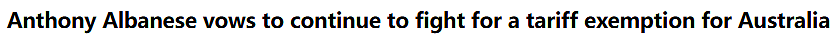 艾博年抨击美国征收关税毫无道理！“不会报复，还要继续争取豁免”（组图） - 1