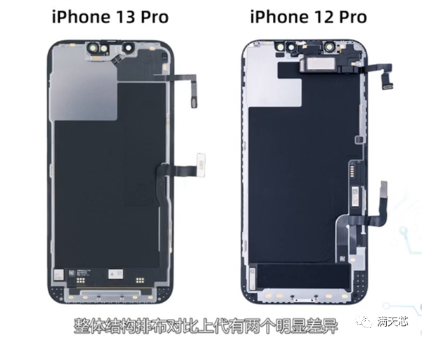 干货 | iPhone13最新拆解，绞尽脑汁给电池腾空间（附苹果核心供应商名单）的图5