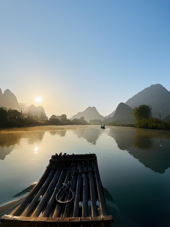 阳朔遇龙河景区自驾游游玩攻略（竹筏漂流，骑行线路）。