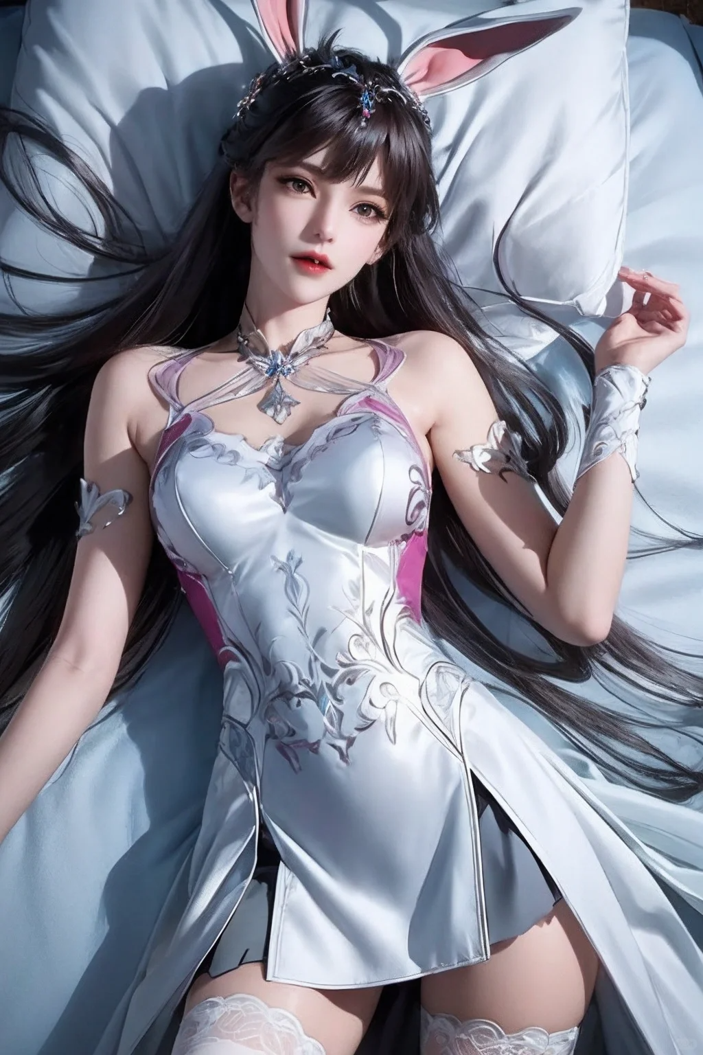 绝世唐门：小舞和唐舞桐春装秀！小舞轻薄蕾丝裙性感万分，唐舞桐身姿曼妙黑丝打底！