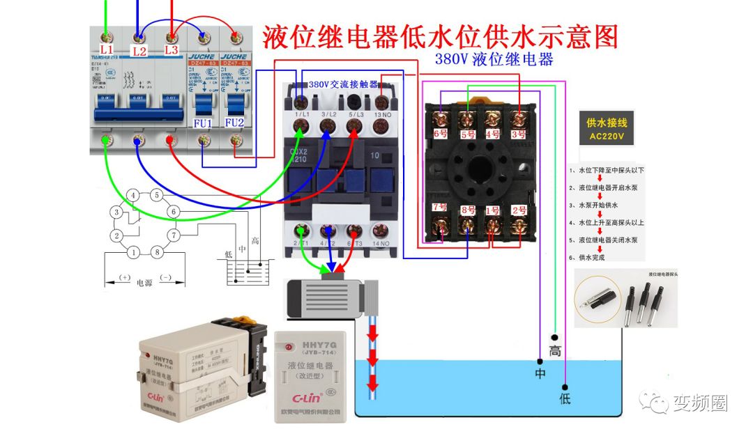 105例电气实物接线高清彩图，一看就懂，简单直观！的图77