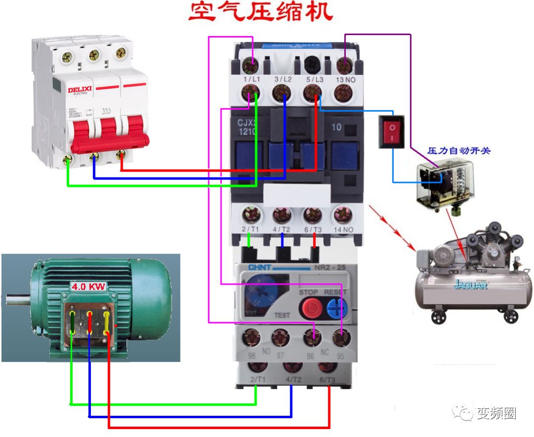 105例电气实物接线高清彩图，一看就懂，简单直观！的图75