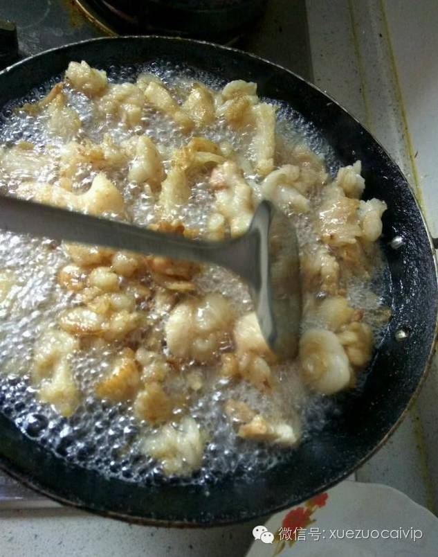 婆婆教我炼猪油里面放点水