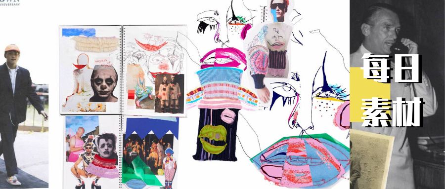 拼贴和作品集排版参考 服装设计素材 艺术作品集情报局 微信公众号文章阅读 Wemp