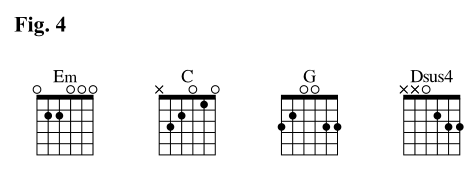 当你的歌曲由同样的3-4个和弦构成,不断循环时,为了获得更加丰富的