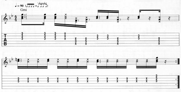 图8图9下面两条句子是现代funk,意味着和弦部分要小一点.