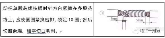 電工必備經典最全的電線導線連接方法匯總【圖文精解】的圖10
