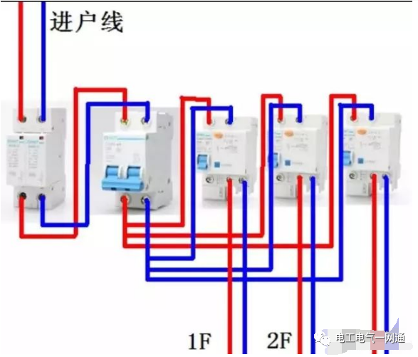 家用漏电保护器接线方法图解的图3