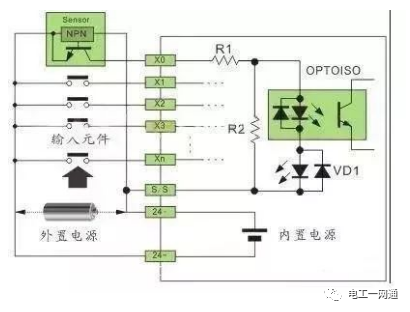 最全接线图，20张PLC与传感器接线图大全，初学PLC必看！的图12