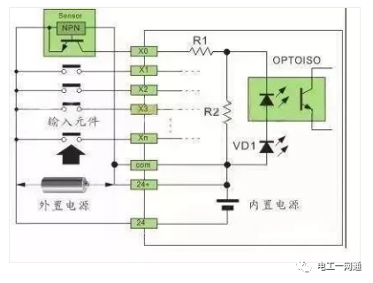 最全接线图，20张PLC与传感器接线图大全，初学PLC必看！的图10