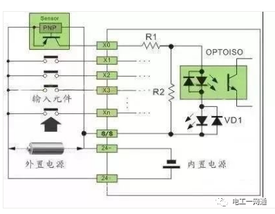 最全接线图，20张PLC与传感器接线图大全，初学PLC必看！的图13