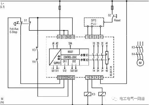 圖文詳解 | 安全繼電器工作原理、接線圖及使用方法的圖2