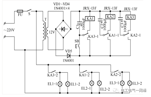 几个开关控制几个灯的接线，你说几个就几个，看完自己都能接的图25