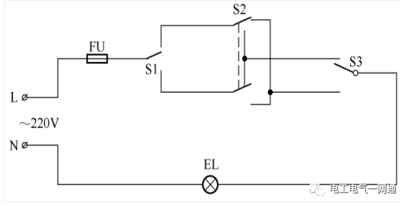 几个开关控制几个灯的接线，你说几个就几个，看完自己都能接的图6