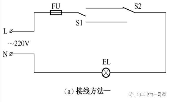 几个开关控制几个灯的接线，你说几个就几个，看完自己都能接的图5