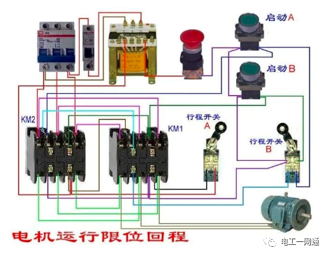 56张电工实物接线图（含日光灯类、断路器控制回路、电动机、热电偶、电能表..）最全电路接线图，很多老电工也不会！的图55