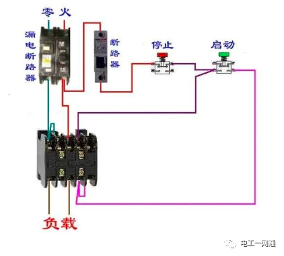 56张电工实物接线图（含日光灯类、断路器控制回路、电动机、热电偶、电能表..）最全电路接线图，很多老电工也不会！的图22